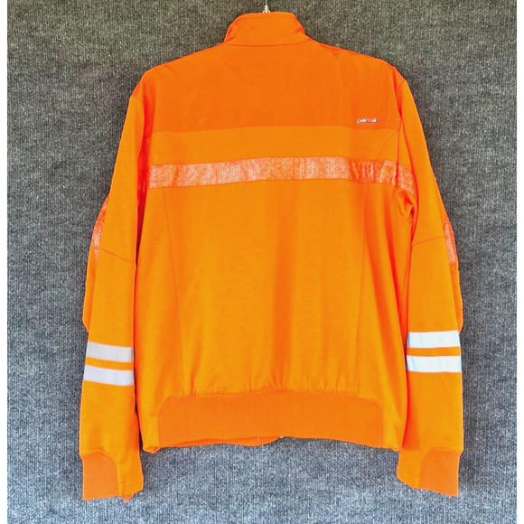 Pelle Pelle Track Jacket Mens Large Orange logo missing Pockets Lined Active - Picture 6 of 11